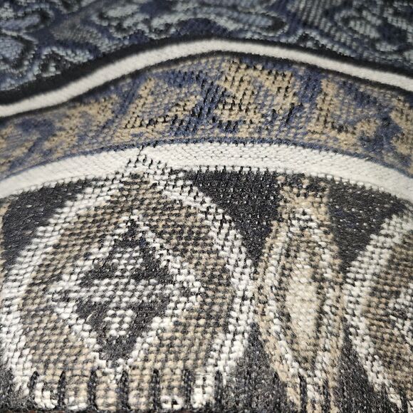 Vintage Tapestry Mini Skirt Size 9 Southwestern Aztec Style Geometric Chic - Picture 9 of 10